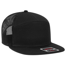 OTTO CAP 172-1298 "OTTO SNAP" 7 Panel Mesh Back Trucker Snapback Hat