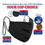 OTTO CAP 174-1310 Contoured Face Mask w/ Adjustable Straps & Nose Strip