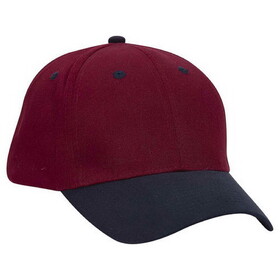 OTTO CAP 19-013 6 Panel Low Profile Baseball Cap