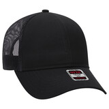OTTO CAP 30-287 6 Panel Mid Profile Mesh Back Trucker Hat