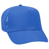 Custom OTTO 32-1104 CAP 5 Panel Mid Profile Mesh Back Trucker Hat - Embroidery