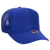 OTTO CAP 32-467 5 Panel Mid Profile Mesh Back Trucker Hat