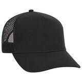 OTTO CAP 32-934 5 Panel Mid Profile Mesh Back Trucker Hat