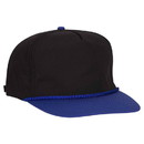 OTTO CAP 37-143 5 Panel High Crown baseball cap
