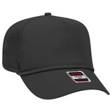 OTTO CAP 39-071 5 Panel Mid Profile Mesh Back Trucker Hat