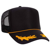 OTTO CAP 39-162 5 Panel High Crown Mesh Back Trucker Hat