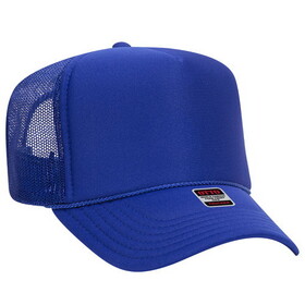 OTTO CAP 39-165 5 Panel High Crown Mesh Back Trucker Hat