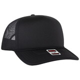 OTTO CAP 3932-1 5 Panel High Crown Polyester Foam Front Mesh Back Trucker Hat