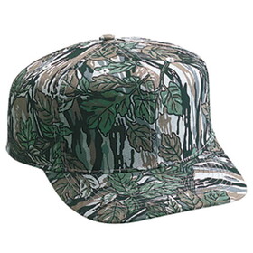 OTTO CAP 44-051 Camouflage 6 Panel Mid Profile Baseball Cap