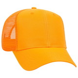 OTTO CAP 51-819 6 Panel Mid Profile Mesh Back Trucker Hat