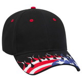 Custom OTTO 58-756 CAP 6 Panel Low Profile Baseball Cap - Embroidery