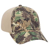 OTTO CAP 78-1087 Camouflage 6 Panel Low Profile Baseball Cap