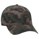 Custom OTTO 78-1246 CAP Camouflage 6 Panel Low Profile Baseball Cap - Embroidery