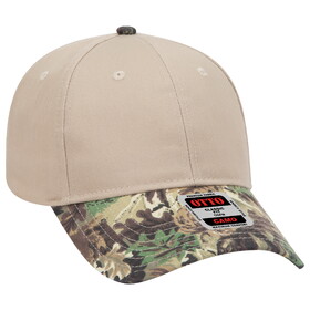 OTTO CAP 78-353 Camouflage 6 Panel Low Profile Baseball Cap