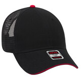 OTTO CAP 84-482 6 Panel Low Profile Mesh Back Trucker Hat