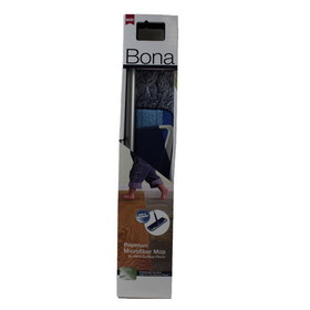 Bona WM710013432, Mop, Microplus W/Tele Pole Blue 4" X 15" Clng Pad