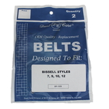 Bissell Belt, Bissell Styles 7, 9, 10, 12 2 Pk
