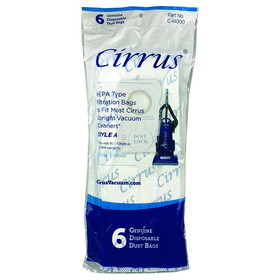 Cirrus: C-14000, Paper Bag, Style A HEPA Type CR99 6Pk