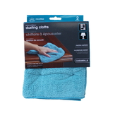 Casabella 8511210 Cloth, Microfiber Dusting Blue 2Pk (12
