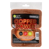 Casabella: CB-11387 Sponges, Copper Power Cellulose 2pk CDU