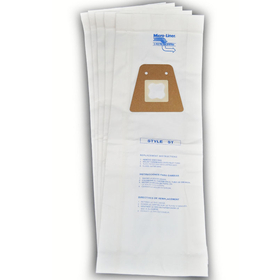 Eureka 471496 Paper Bag, Dvc Eureka/Sanitaire St Microlined 5Pk