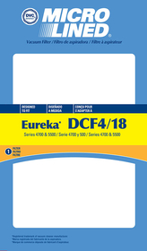 Eureka 413407 Filter, Dvc Eureka Dcf4 1 Pk