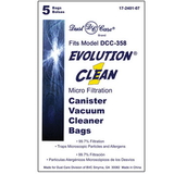 Evolution DCC358-34, Paper Bag, Evolution Canister Clean 1 5PK