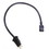 Fitall: FA-3085, Cord, 19" Black Pigtail Male/Femaie Ends W/Polar P