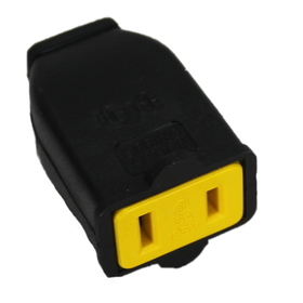 Fitall SA155 Plug, FEMALE 2 WIRE BLACK