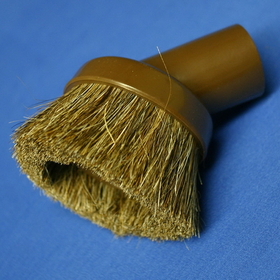Fitall 32-1630-71, Dust Brush, 1 1/4" Brown Horse Hair Soft Rubber