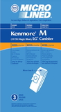 Paper Bag, DVC Kenmore M 51195 Microlined 3Pk
