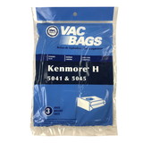 Kenmore Replacement: KER-14455, Paper Bag, DVC Kenmore 5041/5045 3Pk