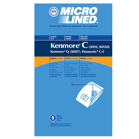 Kenmore 491105 Paper Bag, Dvc Kenmore 5055/50558 Microl 9Pk