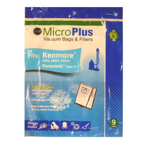 Kenmore Replacement: KER-14553-9,Paper Bag, GK Kenmore 5055/50558 MicroPl 9Pk