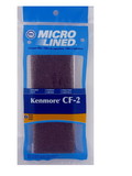 Kenmore Replacement: KER-1820, Filter, CF2 Progressive Uprights 2Pk