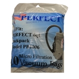 Perfect 101393P Paper Bag, Backpack PB1006 6 Qt 10 Pk