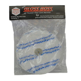 Pullman-Holt B100326 Pads, Microfiber Gloss Boss 2Pk