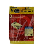SHOP-VAC 9067100 Paper Bag, Drywall Filter 5/8 Gal 2 Pk