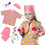 TOPTIE Nurse Role Play Dress-Up Set (10 Pcs) for Kids, Pretend Play Costume with Accessories