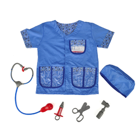 TOPTIE Kid's Veterinarian Dress Up Costumes Set, Christmas Role Play Costume for 3 - 6 Years Old