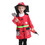 TOPTIE Fireman Costume Set for Kids, Fire Chief Uniform, Christmas Dress Up Gift for 3 - 6 Years Old