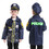 TOPTIE Kids Police Costume, Policeman Police Officer Costume for 3 - 6 Years Old