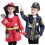 TOPTIE Police & Firefighter Pretend Play Set for kids, Christmas Dress Up Gift for Boys Girls
