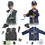 TOPTIE Halloween Costumes for Kids, Police Officer & Soldier with Accessories, Preschool Dress Up Clothes Set 3 - 6 Years Old
