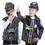 TOPTIE Toddlers Soldier & Police Officer Kids Costume Set, Christmas Dress Up Gift 3 - 6 Years Old