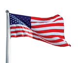 Vestil AFL-30 united states nylon flag 96w x 60h in