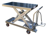 Vestil AIR-2000-PSS air ss cart 2000 lb 24 x 47.25