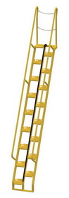 Vestil ATS-11-56 alternate tread stair 56 deg step 11 ft