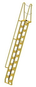 Vestil ATS-12-68 alternate tread stair 68 deg step 12 ft