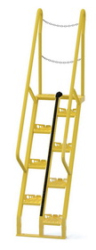 Vestil ATS-5-68 alternate tread stair 68 deg step 5 ft